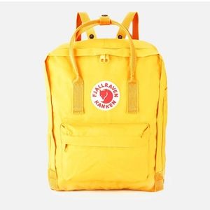 Fjallraven backpack yellow